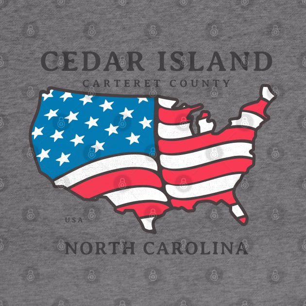 Cedar Island, NC Summer Patriotic Pride This Fourth by Contentarama